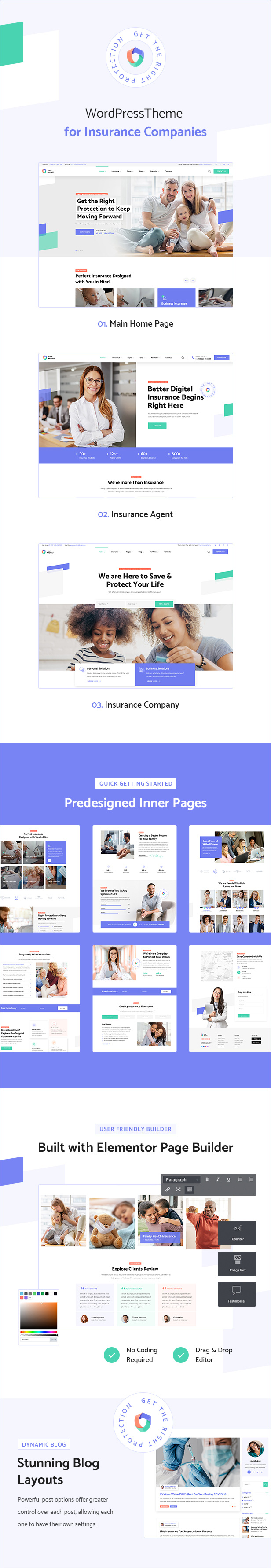YourProtect - Insurance & Finance WordPress Theme - 1